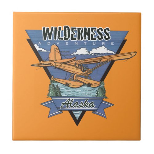 Wilderness Seaplane Adventure Alaska Tile