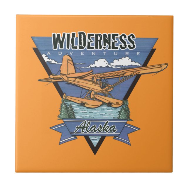 Wilderness Seaplane Adventure Alaska Tile (Front)