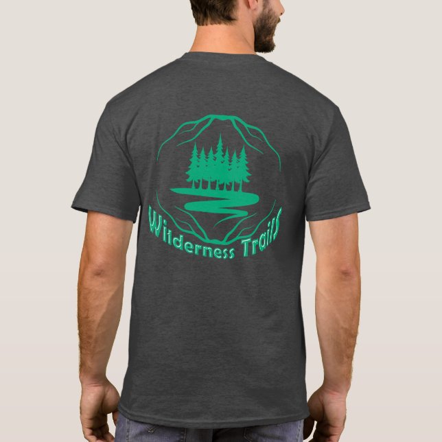 Wilderness Trails Graphic with SVG Control T-Shirt (Back)