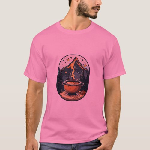 Wilderness Wanderlust Campsite Sketch Tees for Ou