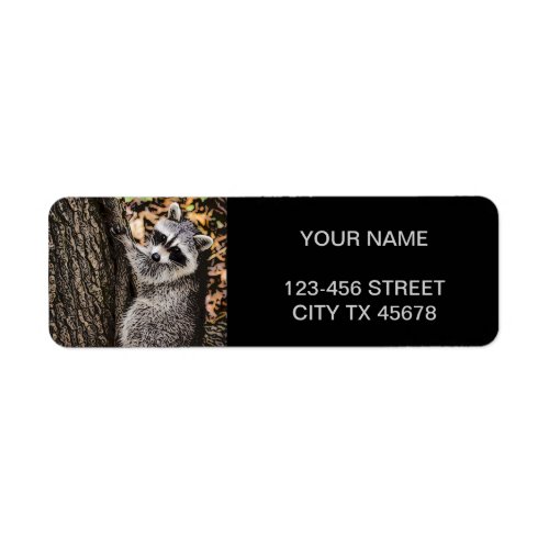 Wilderness Wild Raccoon Label