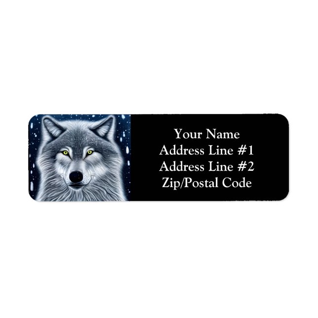 Wilderness Wild Wolf Label (Front)