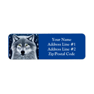 Wilderness Wild Wolf Label