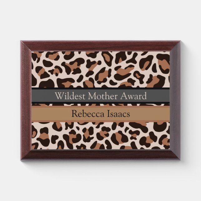 Wildest Mother Award Plaque (Horizontal)