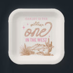 Wildest One in the West Party Plates<br><div class="desc">Girl's Western Party Plates
Ready to be personalized by you!</div>