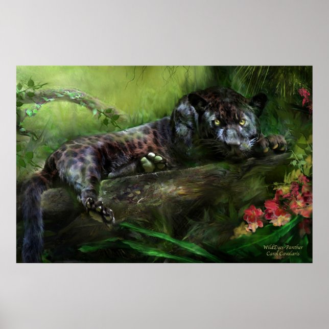 WildEyes-Panther Art Poster/Print Poster (Front)