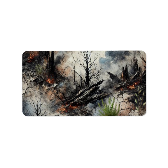 Wildfire Aftermath Return Address Label (Front)