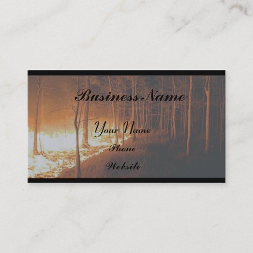 Wildfire Blaze Business Card