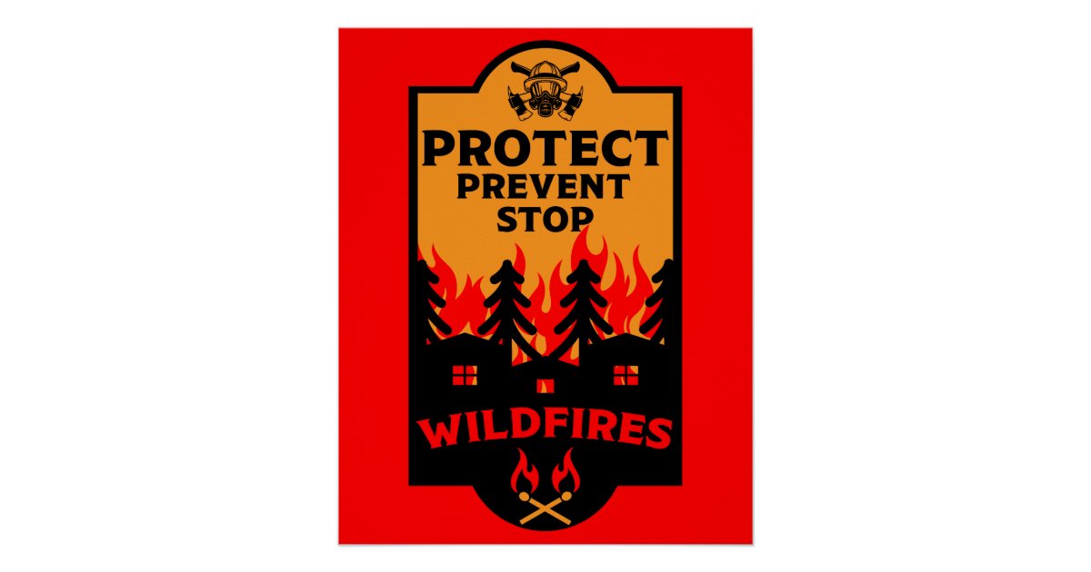 Wildfire Prevention Poster | Zazzle