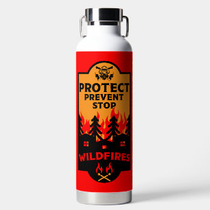 Wildfire Prevention Water Bottle
