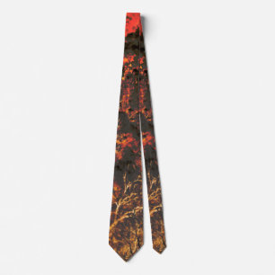 Wildfire! Red and Yellow Neck Tie