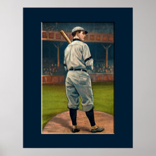 1956 new york yankees vintage baseball art - Row One Brand