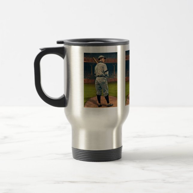 Wildfire Schulte, Chicago Cubs, 1911 Travel Mug (Left)