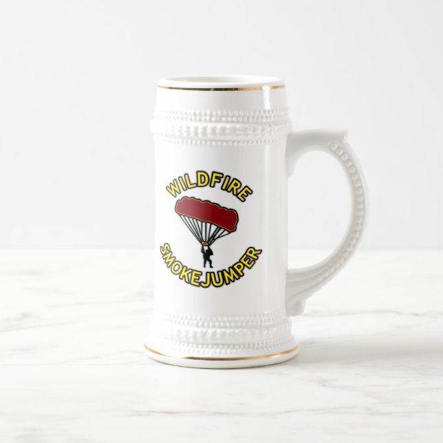 Wildfire Smokejumper Beer Stein (Right)