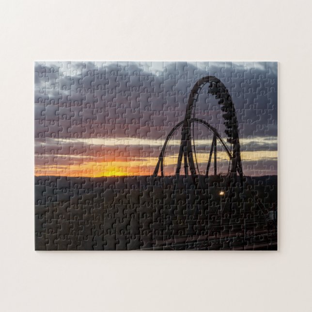Wildfire Sunset Jigsaw Puzzle (Horizontal)