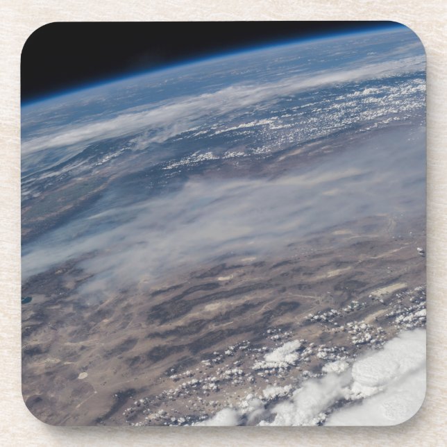 Wildfires Around Yosemite National Park. Beverage Coaster (Front)