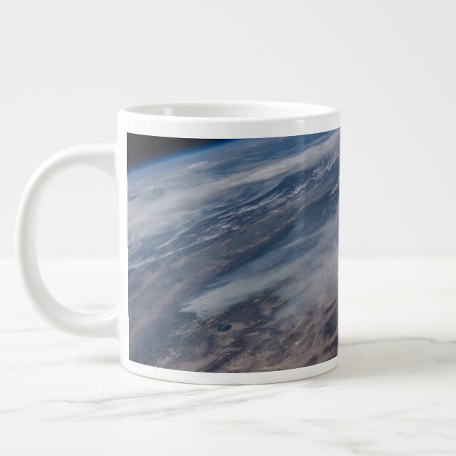 Wildfires Around Yosemite National Park. Giant Coffee Mug (Left)