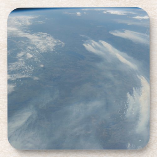 Wildfires Southeast Of James Bay In Quebec Canada Beverage Coaster