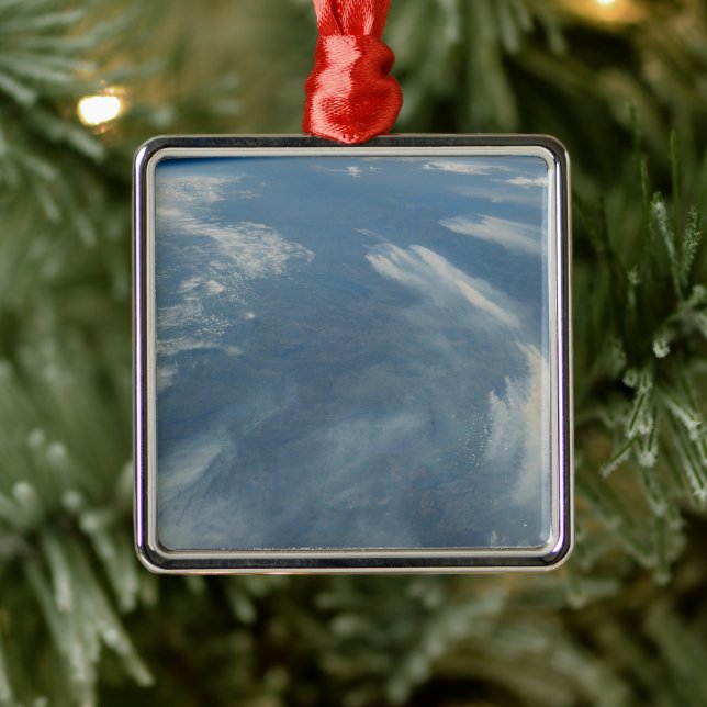 Wildfires Southeast Of James Bay In Quebec, Canada Metal Ornament (Tree)