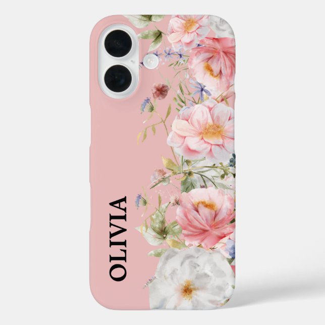 WildFloral flowers Case-Mate iPhone Case (Back)