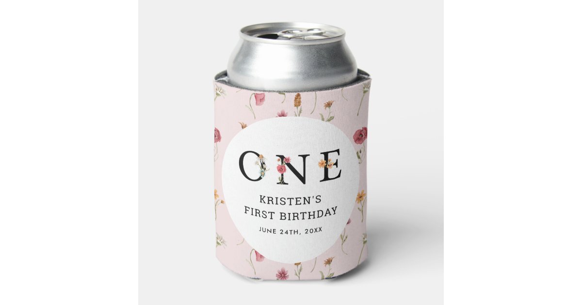 Custom Pet Wedding Slim Can Seltzer Koozies, Event Birthday