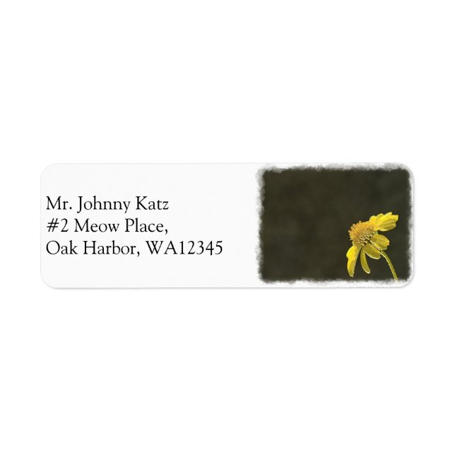Wildflower 4 Return Address Label (Front)