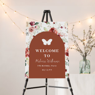 Wildflower 7th Birthday Foam Board