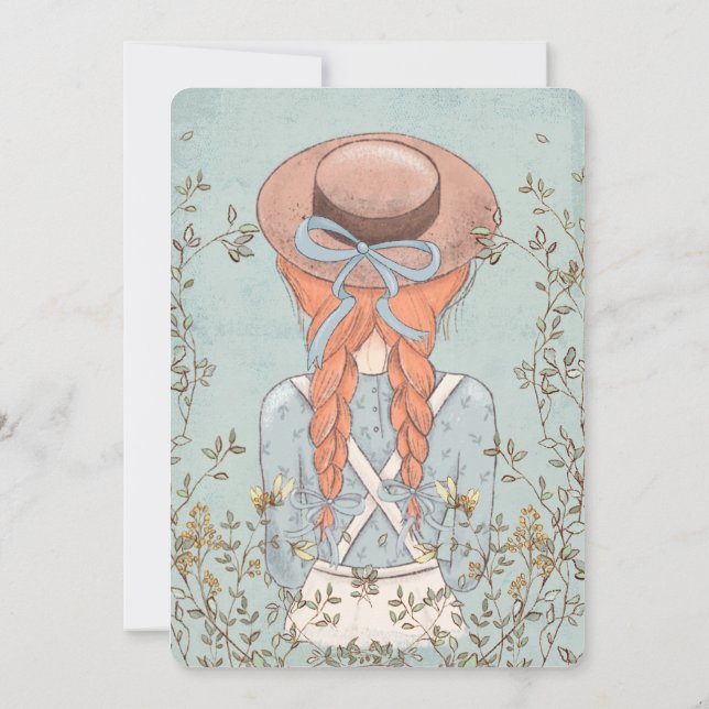 Wildflower Anne of Green Gables Birthday Invitation | Zazzle