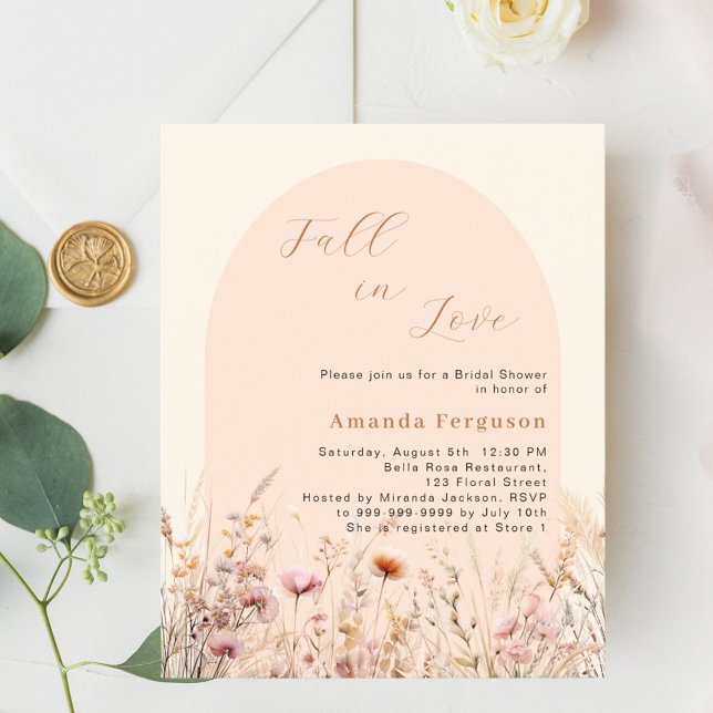 Wildflower arch fall love budget Bridal Shower (Creator Uploaded)