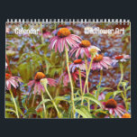 Wildflower Art Floral Calendar<br><div class="desc">This pretty floral calendar features my original photographic art – my photographs of wildflowers around north Texas, processed in a watercolor painterly style. Each page has the identification to the type of flower it is. These calendars are high quality and vibrant. You may choose other sizes and other options if...</div>