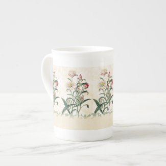 Wildflower Art Garden Bone China Mug