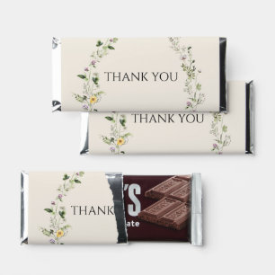 Wildflower Baby In Bloom Baby Shower Hershey Bar Favors