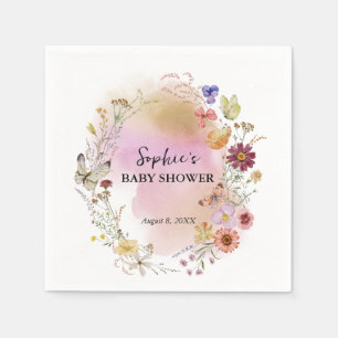 Wildflower Baby In Bloom Cocktail Napkins