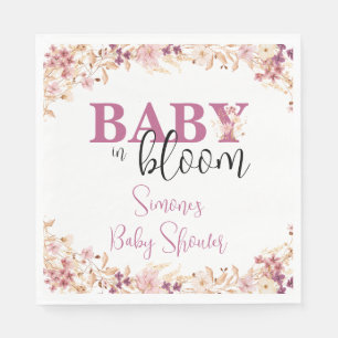 Wildflower Baby in Bloom Napkins