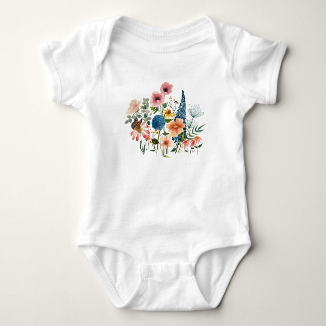 Wildflower Baby Once Baby Bodysuit (Front)