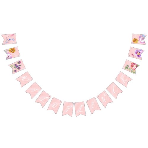 Wildflower Baby Shower Banner