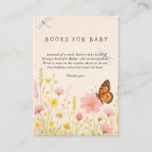 Wildflower Baby Shower Book Request