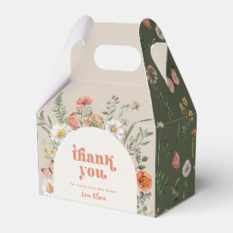 Wildflower Baby Shower Favor Boxes