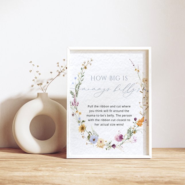 Wildflower Baby Shower Game Poster (Creator Uploaded)
