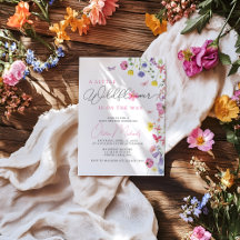 Wildflower Baby Shower Invitation | Baby in Bloom