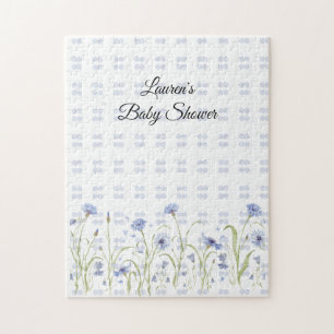 Wildflower Baby Shower Jigsaw Puzzle