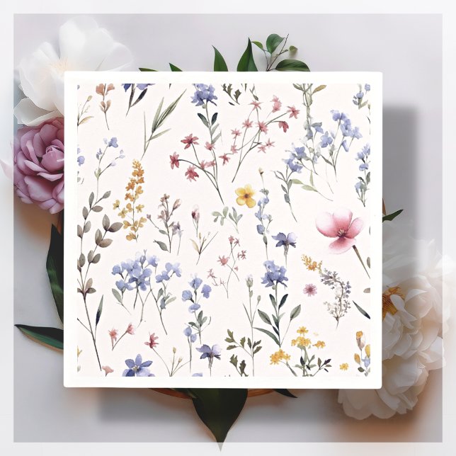 Wildflower | Baby Shower Napkins (Creator Uploaded)