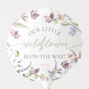 Wildflower Baby Shower Party Balloon