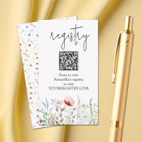 Wildflower Baby Shower Registry