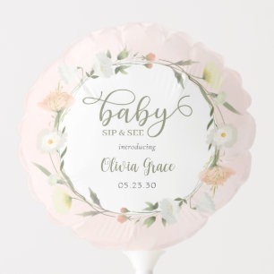 Wildflower Baby Sip And See  Balloon