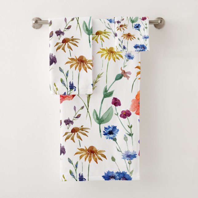 Wildflower  bath towel set (Insitu)