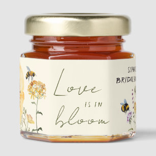 Wildflower Bee Love in Bloom Bridal Shower Honey Honey Jar Favors