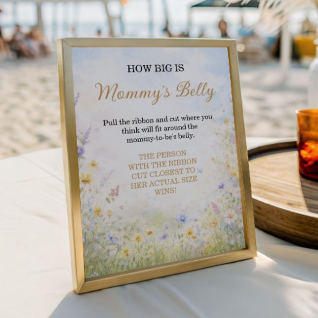 Wildflower Belly Guess Baby in Bloom Game Poster (Creator Uploaded)