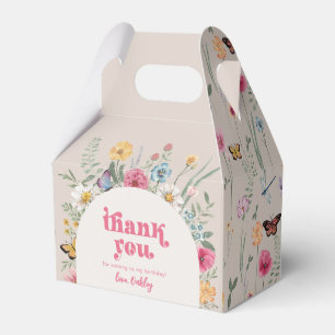 Wildflower Birthday Favor Boxes