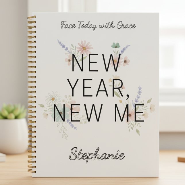 Wildflower Birthday Gift Whimsical Garden Planner (Graceful New Year Floral Planner)